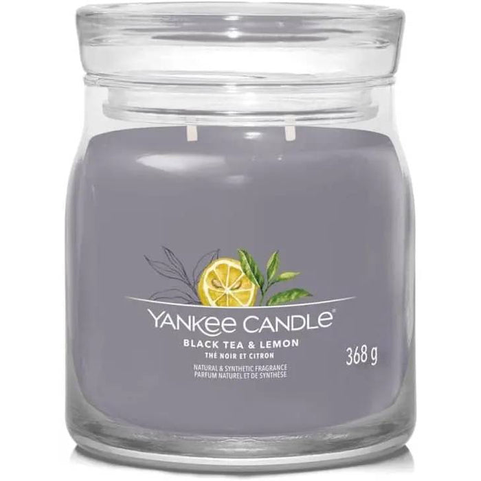 YANKEE CANDLE Giara Media Black Tea E Lemon - 1630012E