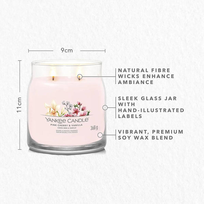 YANKEE CANDLE Giara Media Pink Cherry Vanilla - 1630020E