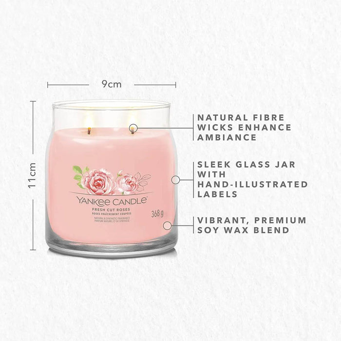 YANKEE CANDLE Giara Media Fresh Cut Roses - 1630660E