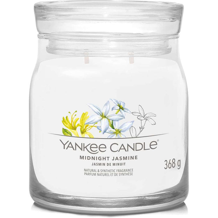 YANKEE CANDLE Candela In Giara Media Gelsomino Midnight - 1630666E