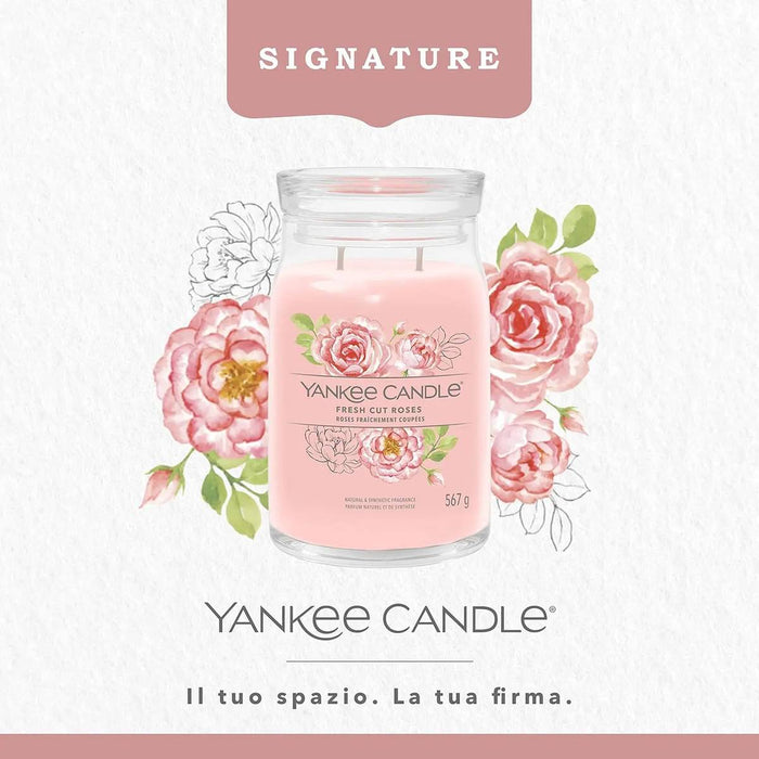 YANKEE CANDLE Giara Grande Fresh Cut Roses - 1630682E