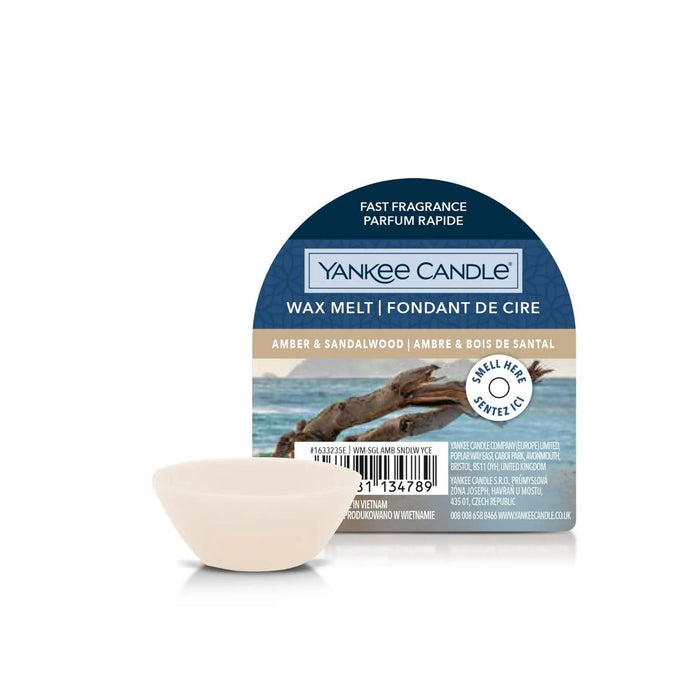 YANKEE CANDLE Cera Da Fondere Amber E Sandalwood - 1633235E
