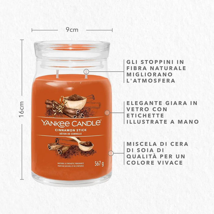 YANKEE CANDLE Giara Grande Cinnamon Stick - 1701372E