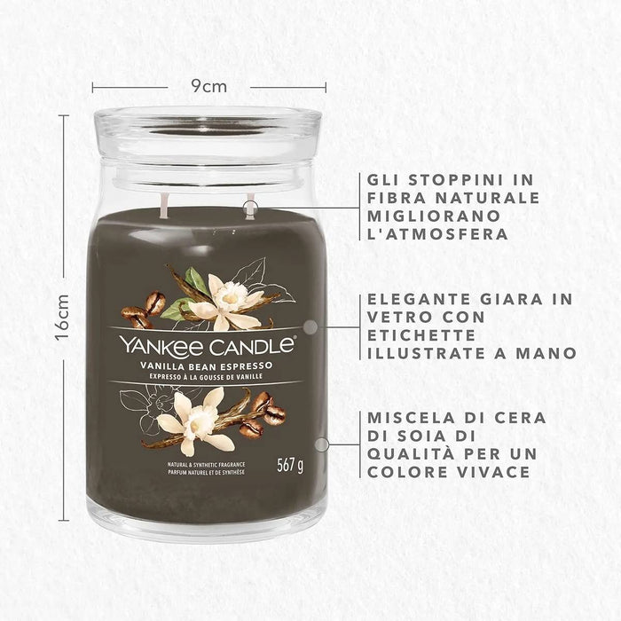 YANKEE CANDLE Giara Grande Vanilla Bean Espresso - 1701377E