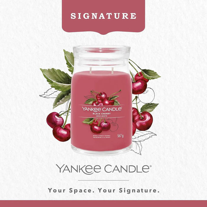 YANKEE CANDLE Giara Grande Black Cherry - 1701380E