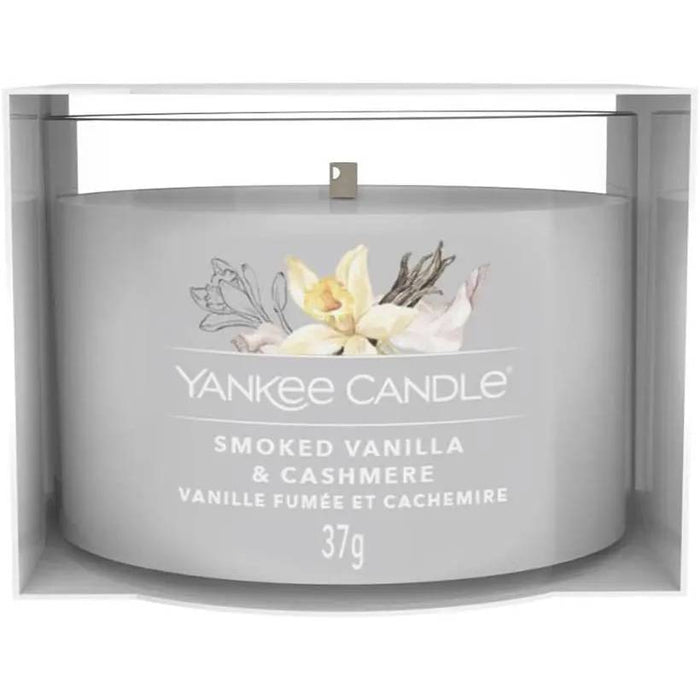 YANKEE CANDLE Candela Votiva Smoked Vanilla E Cashmere - 1701455E