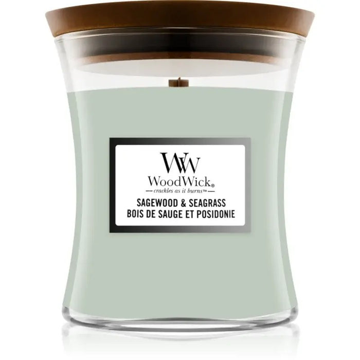 YANKEE CANDLE Woodwick Giara Media Sagewood E Seagrass