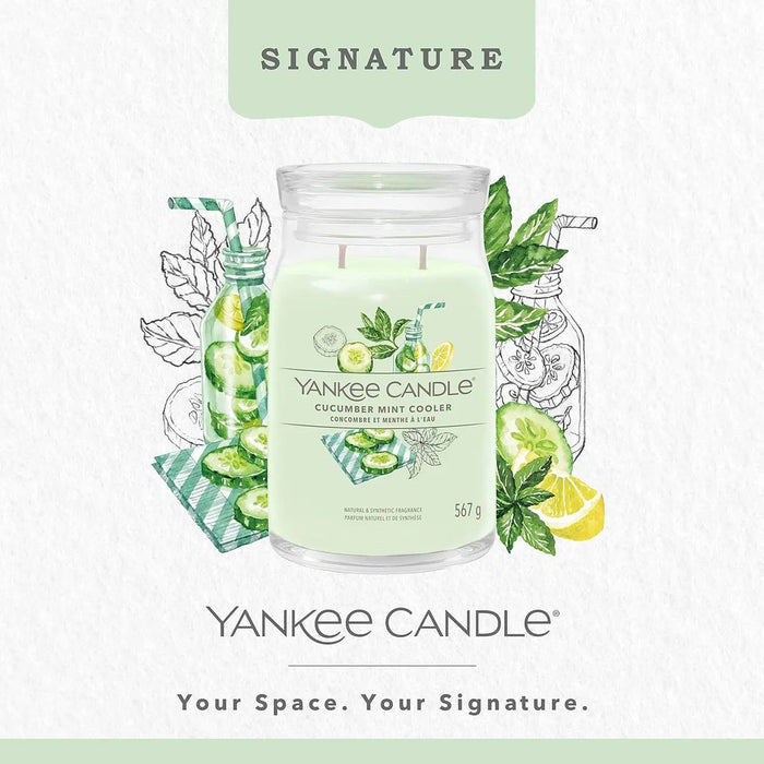 YANKEE CANDLE Giara Grande Cucumber Mint Cooler - 1728894E