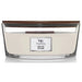 YANKEE CANDLE Woodwick Ellipse White Teak