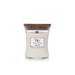 YANKEE CANDLE Woodwick Giara Media White Teak