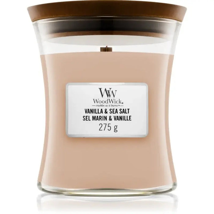 YANKEE CANDLE Woodwick Giara Media Vanilla E Sea Salt