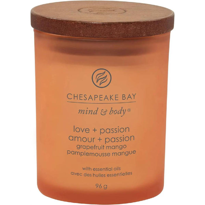 YANKEE CANDLE Candela Love & Passion (Grapefruit Mango) Chesapeake Bay - PT31904E