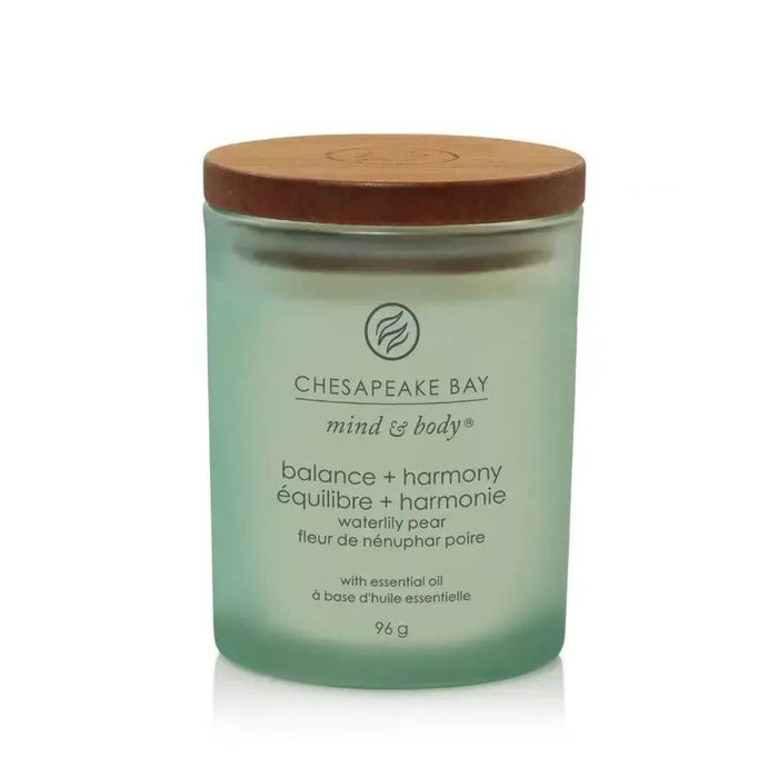 YANKEE CANDLE Candela Balance & Harmony (Waterlily Pear) Chesapeake Bay - PT31919E