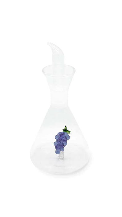 WD LIFESTYLE Acetiera In Vetro Borosilicato 250 Ml Decoro Uva - 645ACE