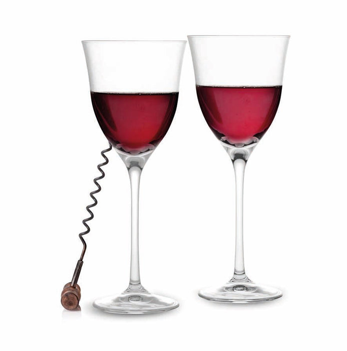 BRANDANI Set 2 Pz Calice Carezza Crystal Glass - 83637