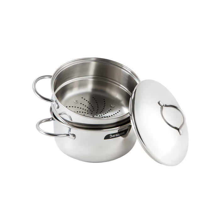 BARAZZONI Vapor Set Inox Con Fondo Cm 24 - 475053524