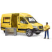BRUDER Mb Sprinter Dhl Con Personaggio - 02671