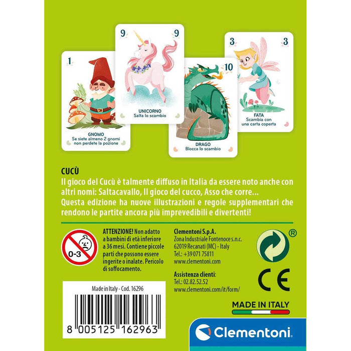 CLEMENTONI Carte Cucu - 16296