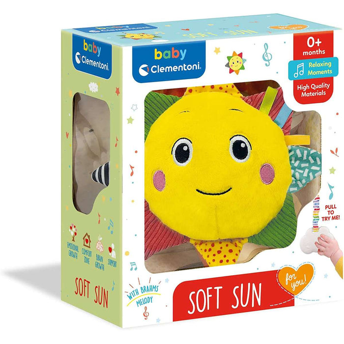 CLEMENTONI Soft Sun Musical Plush - Sole Carillon - 17795