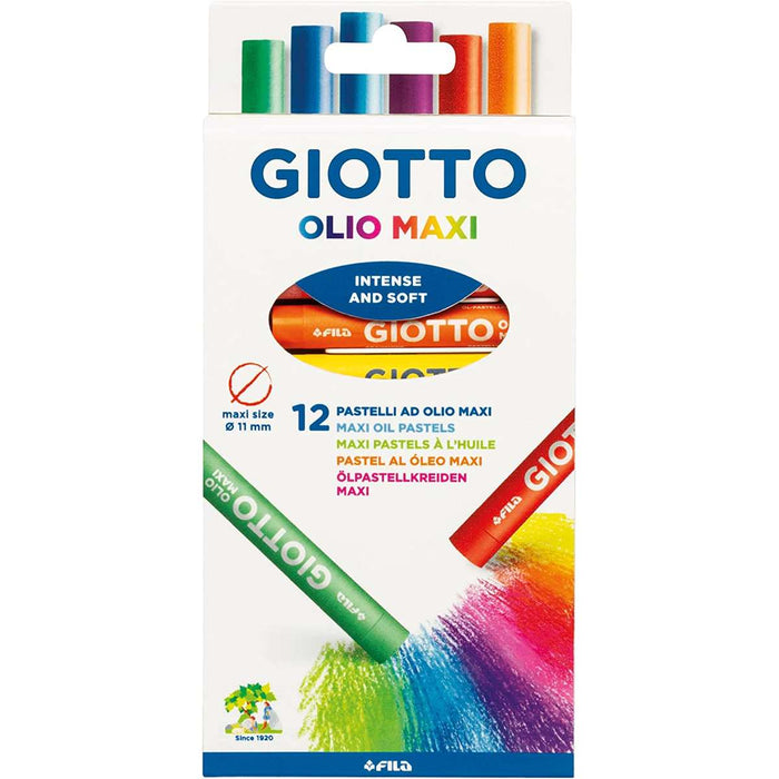 FILA Pastelli Olio Maxi Astuccio 12 Pezzi - F293400