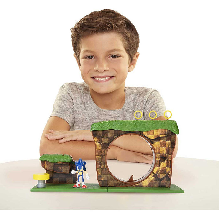 JAKKS PACIFIC Sonic Green Hill Zone Playset - 403934