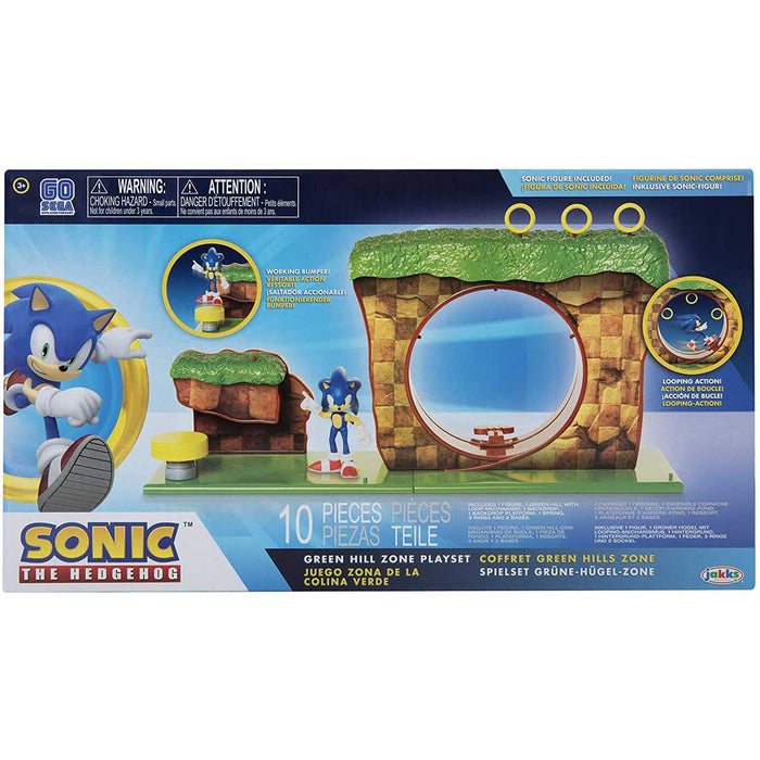 JAKKS PACIFIC Sonic Green Hill Zone Playset - 403934
