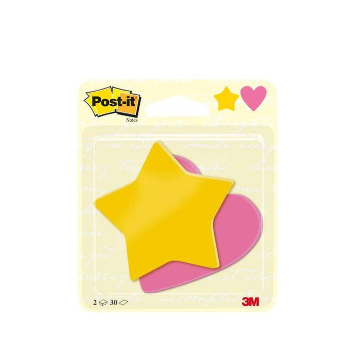 POST-IT Post It Sagomati Stella-Cuore - 3M7100236594