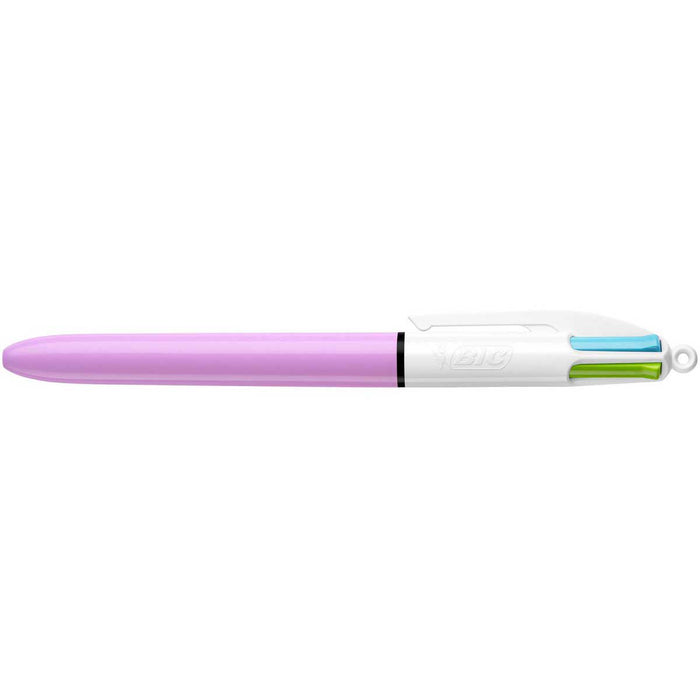 BIC 4 Colori Fun Medium Penna Assortita Azzurro E Rosa - BIC4FUN