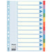 ESSELTE Intercalare Carta A4 Divisori 12 Tasti Colorati - ESS100194