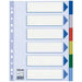 ESSELTE Intercalare Polipropilene A4 Divisori 6 Tasti Colorati - ESS15260