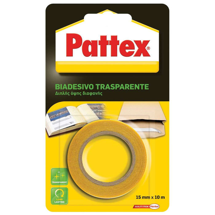 Pattex Biadesivo Trasparente 15 Mm X 10 Mt - HEN715146