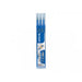 PILOT Set Da 3 Refill 0,7mm Per Penne Cancellabili Frixion Ball Blu - 006657