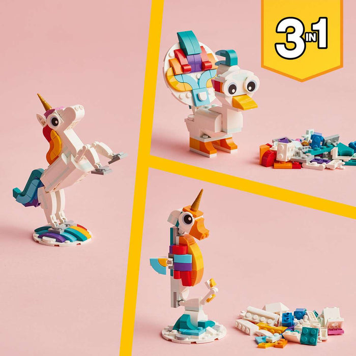 COSTRUZIONI Creator 3-In-1 Unicorno Magico Creator - 31140