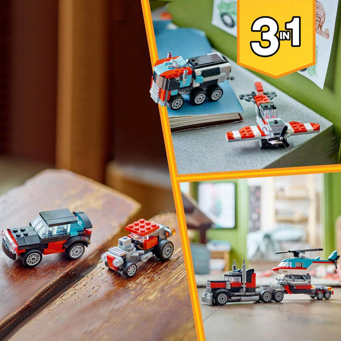 LEGO Autocarro Con Elicottero - 31146