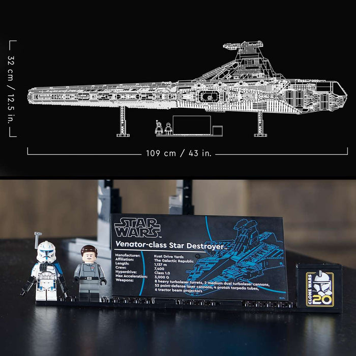 LEGO Star Wars Incrociatore D’Attacco Della Repubblica Classe Venator - 75367