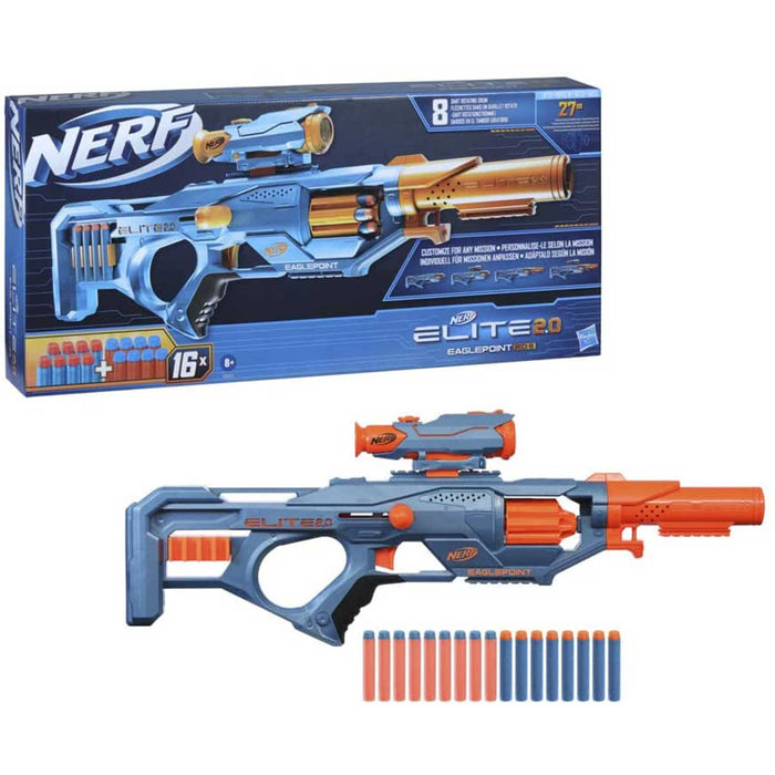 HASBRO Nerf Elite 2.0 Blaster Eaglepoint Rd-8 - F0423EU4