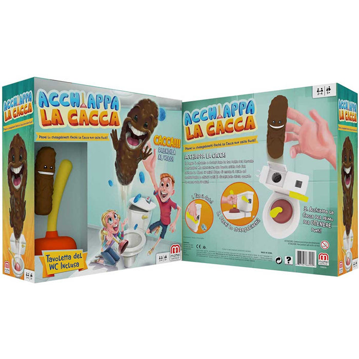 MATTEL - Mattel Games Acchiappa La Cacca Gioco Da Tavolo, Regalo Per Bambini 5+ Anni - FWW30