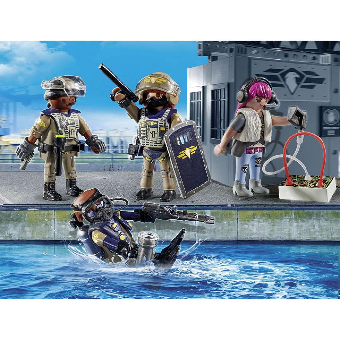 PLAYMOBIL Unità Speciale Set 4 Personaggi - 71146
