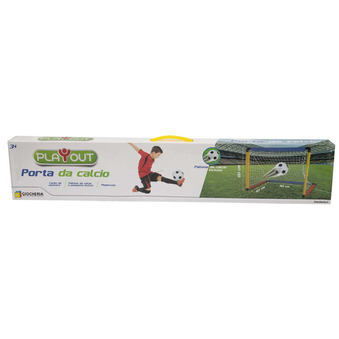 GIOCHERIA Porta Calcio Pieghevole Pallone Incluso - GGI210001