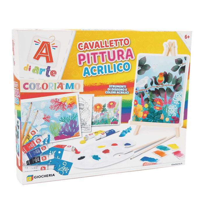 GIOCHERIA Set Pittura Con Cavalletto - GGI220171