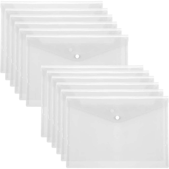 RIPLAST Busta Con Bottone A4 Mydesk - Colore Neutro - 651908N