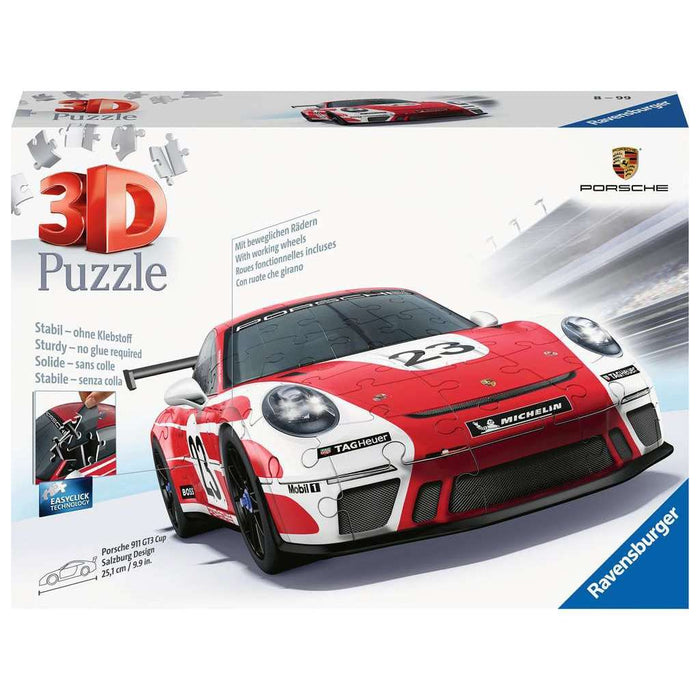 RAVENSBURGER 3D Porsche 911 Gt3 Cup Salzburg - Puzzle - 11558