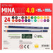 SEVEN Pastelli Mina 4.0 - Confezione 24 Colori - 900102365-000