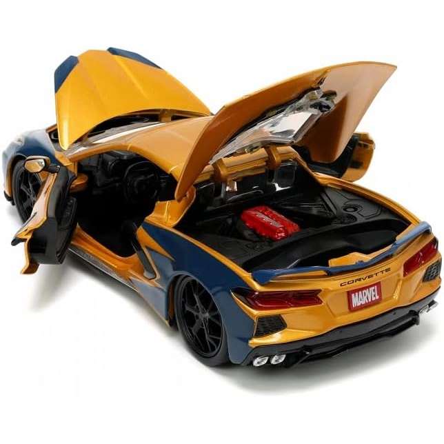 JADA Auto 1:24 Marvel X-Men Wolverine Chevy Corvette - 253225025